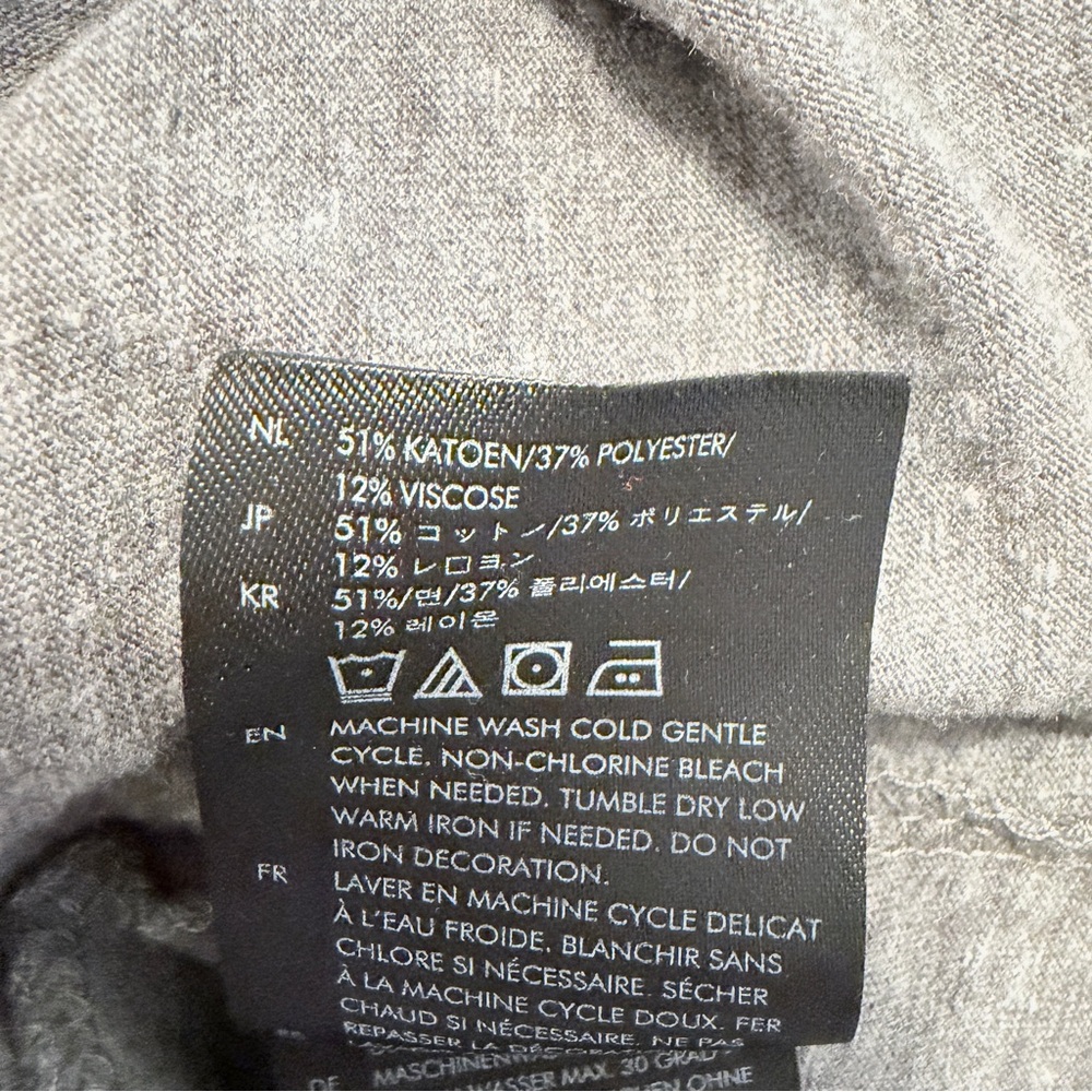 Brixton Gray Tank Top XL - Picture 4 of 6